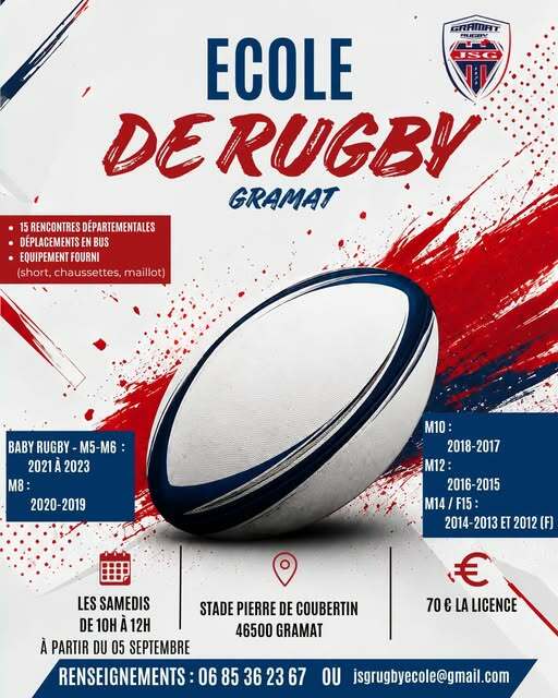 Ecole de rugby, la rentrée se prépare !