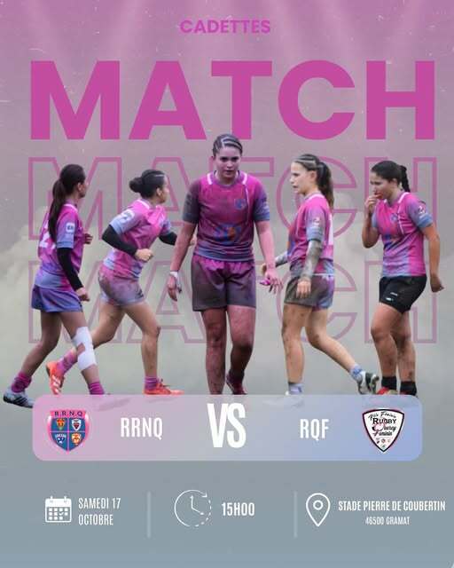 Les Cadettes à Gramat le 17 octobre 2026 pour le derby du Quercy
