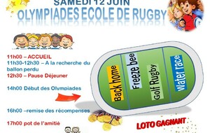 Olympiades samedi 12 juin