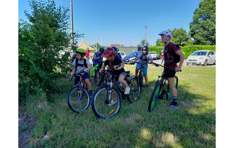 Animations à l'Ecole de Rugby : VTT pour les U12 &amp; U14